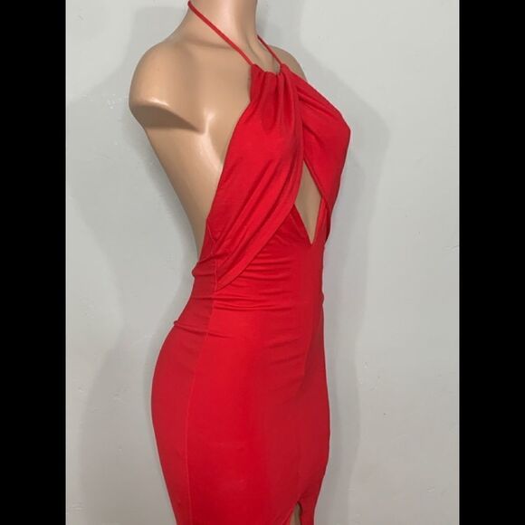 NWT LOVERS + FRIENDS Rosa Gown in Red Rose, Size S - Picture 6 of 10